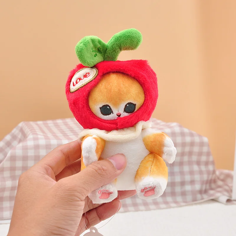 For Cute Shark Cat Lucky Sandy Cherry Paste Refrigerator Paste Magnetic Plush Doll Doll Refrigerator Paste