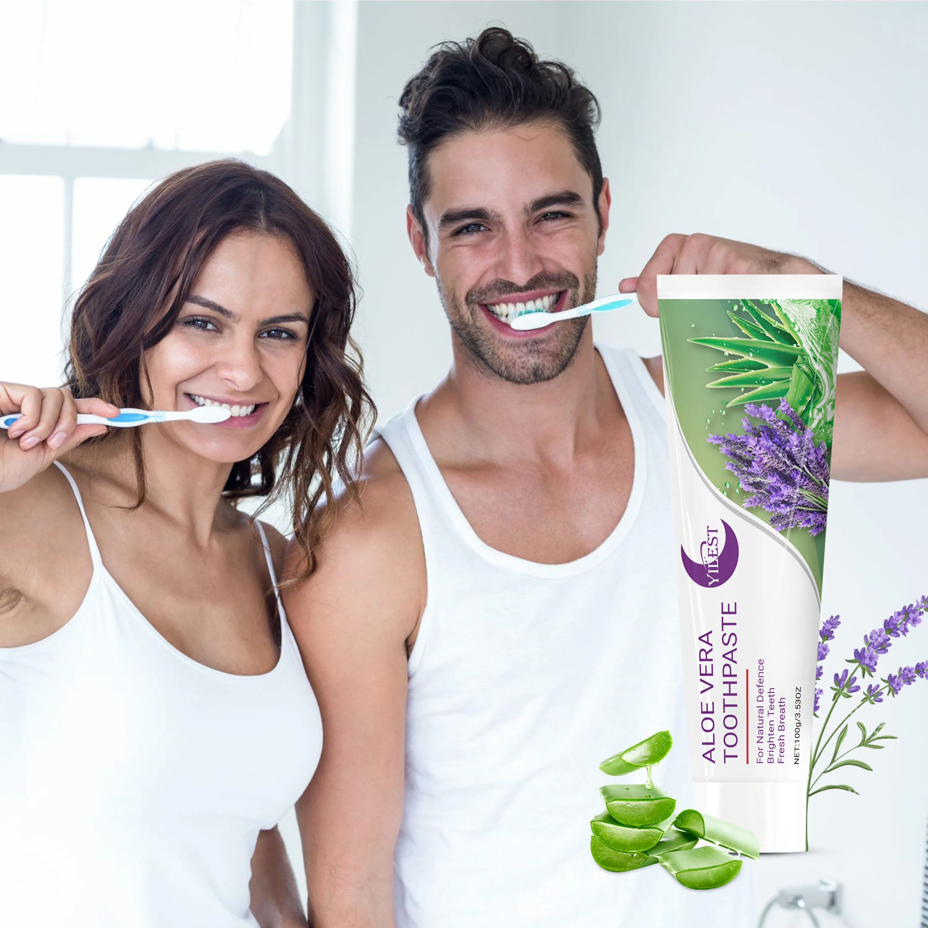 

Натуральная зубная паста с алоэ помогает успокаивает десны, уменьшает налет, удаление запаха, освежает дыхание, нежная очистка, отбеливание зубов, уход за полостью рта