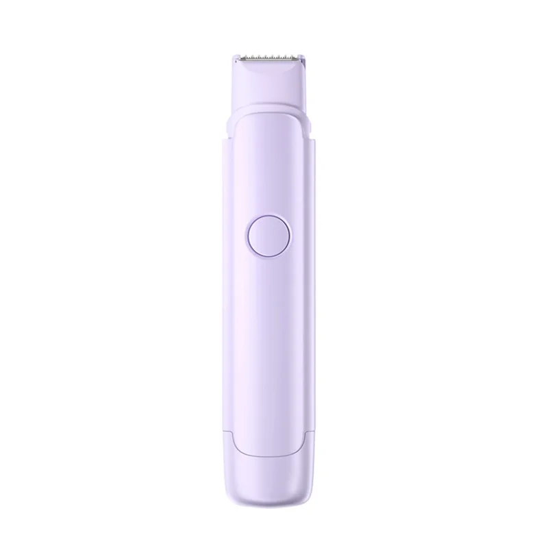 

A22F-Bikini Trimmer For Women Painless Ladies Hair Removal Waterproof Wet& Dry 2 In 1 Lady Shaver For Pubic Hair& Facial Hair