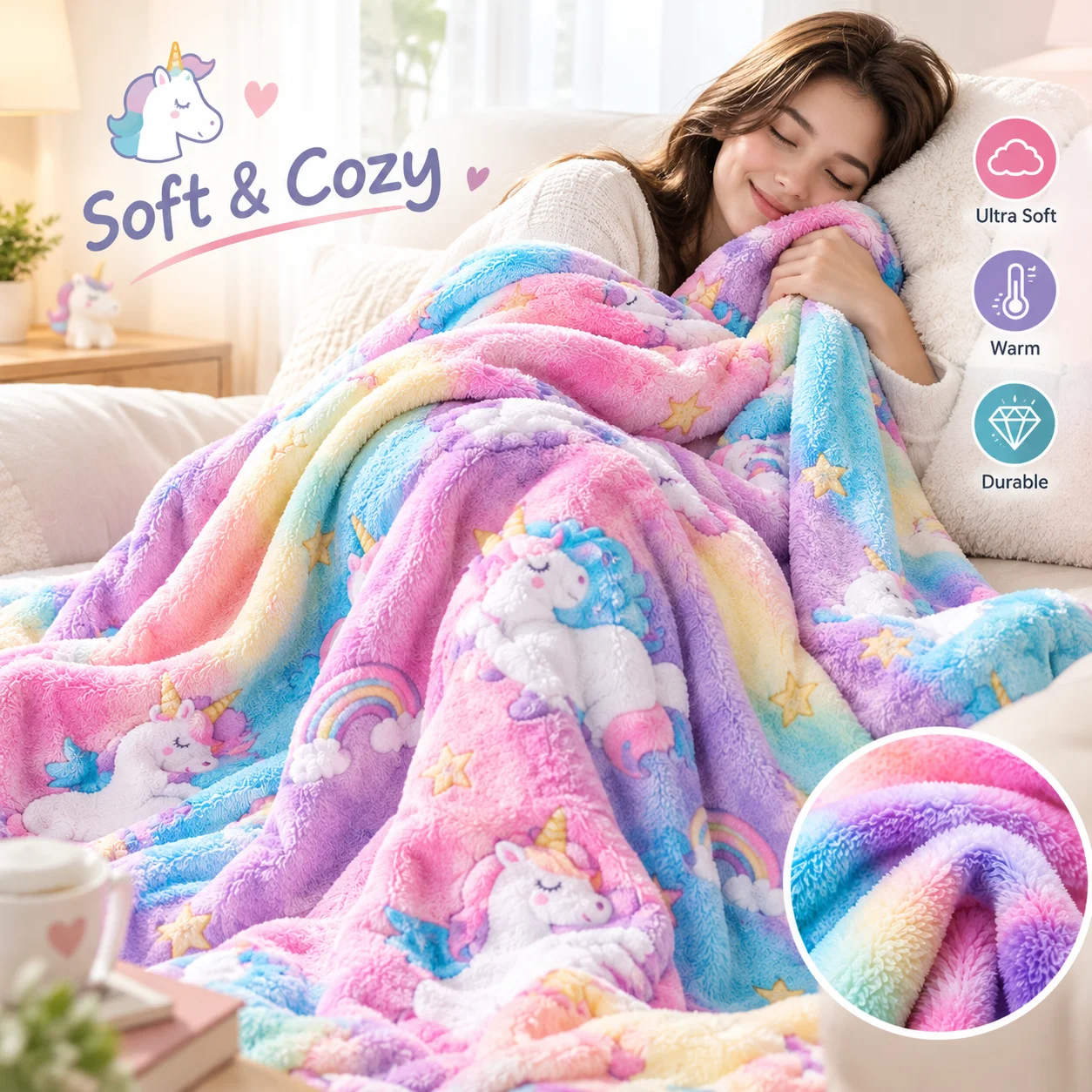 Glow in The Dark Flannel Blanket Game Controller Pattern Soft Throw Blanket for Kids Bedroom Sofa Couch