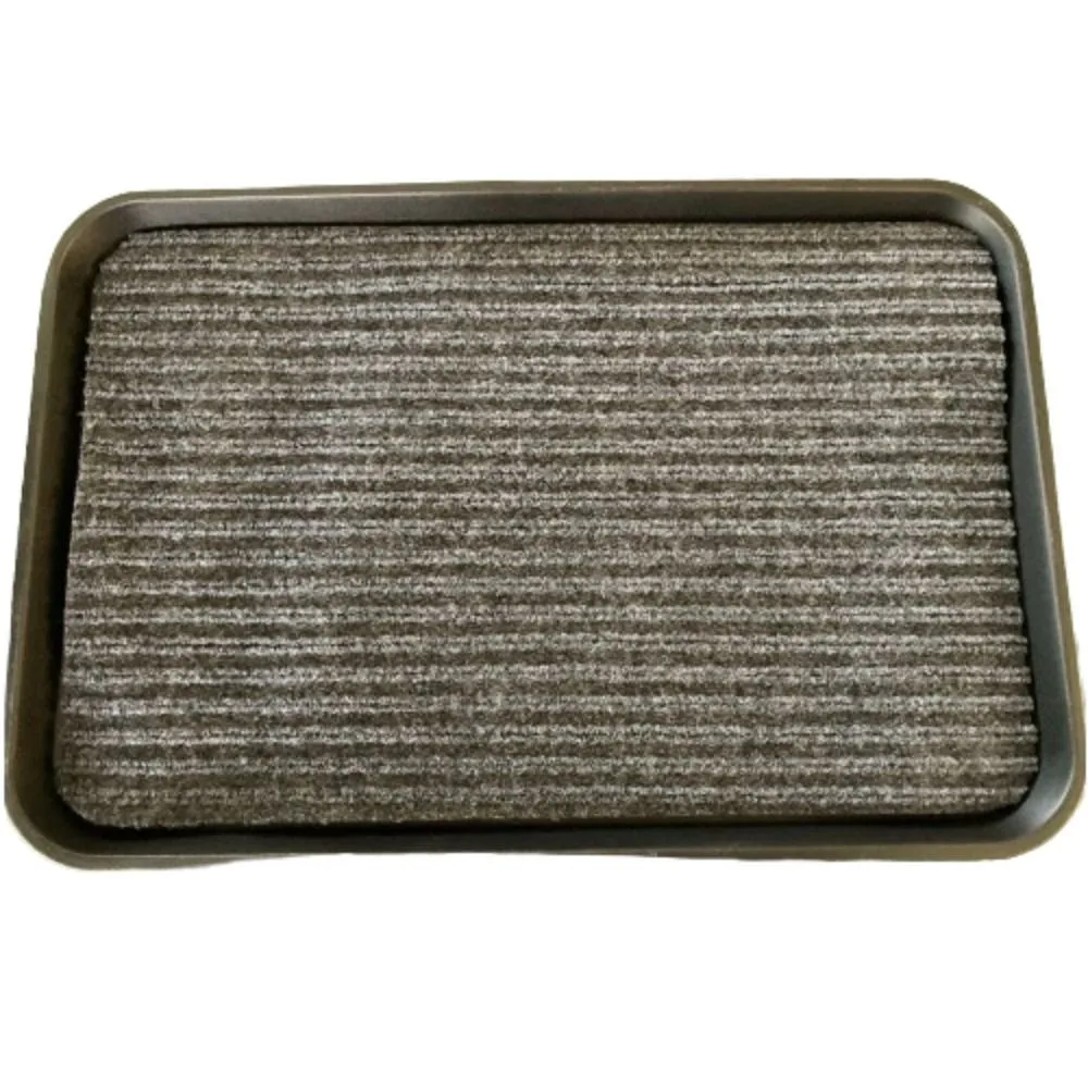 

Защита пола 2IN1 лоток для ботинок, водонепроницаемый многоцелевой лоток для влажной обуви, прочный коврик для сушки обуви с приподнятыми краями, садовые принадлежности