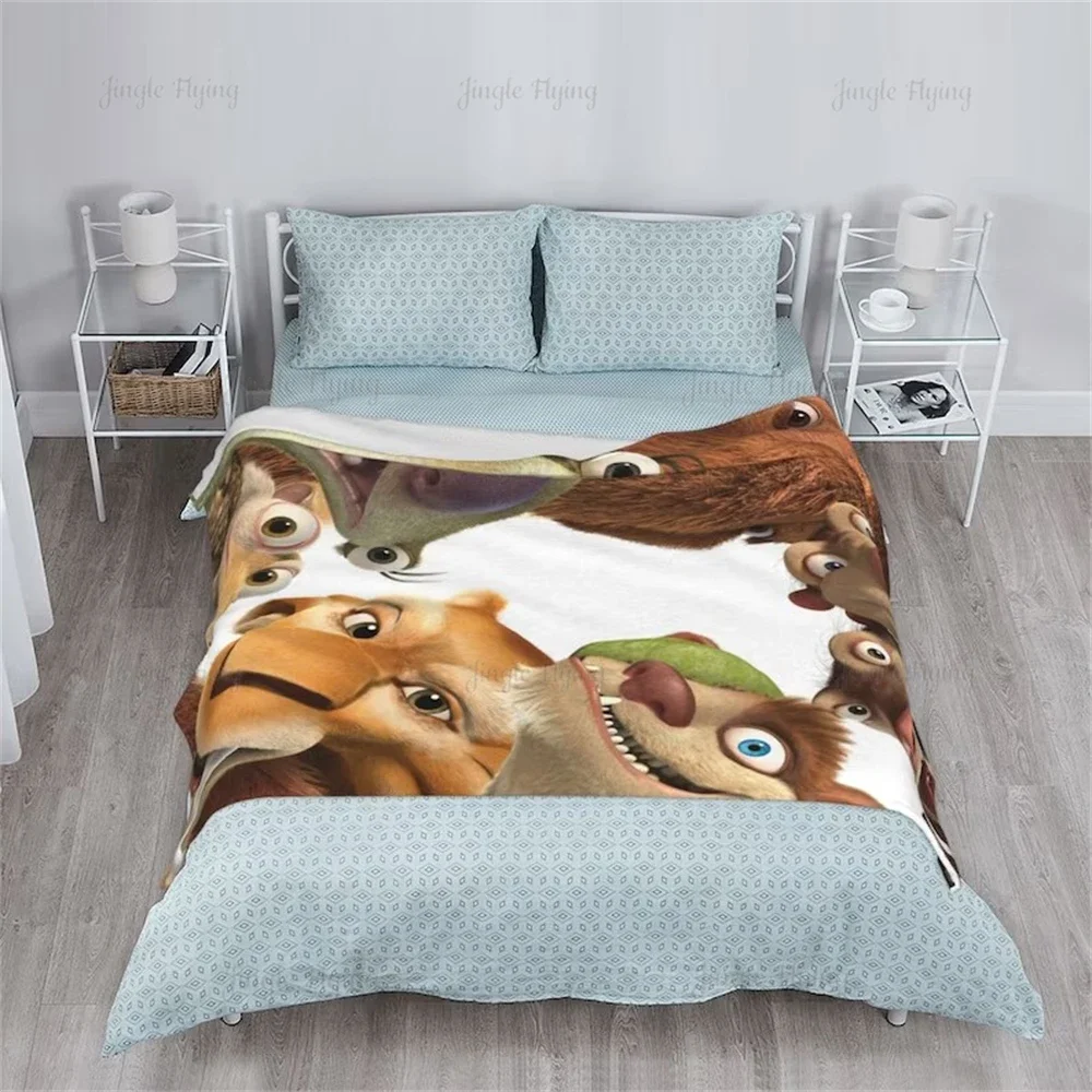 

Ice Age Manfred Custom Blankets Printed Soft Flannel Warm Blanket
