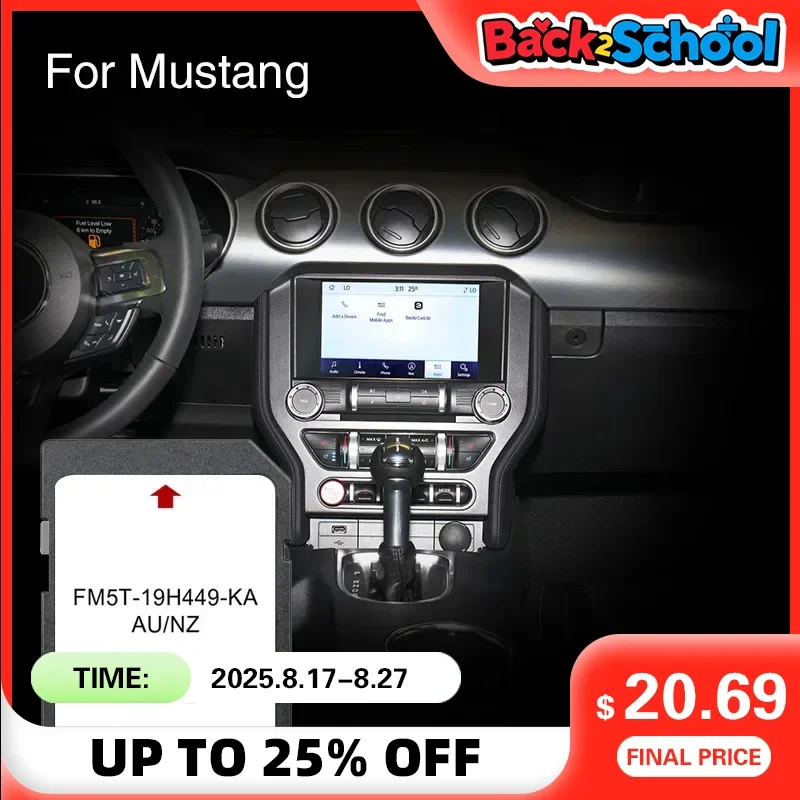 

for Ford Mustang K8 AUS NZ Car Navigation GPS SD Card Changeable CID Latest Map Navi 8GB