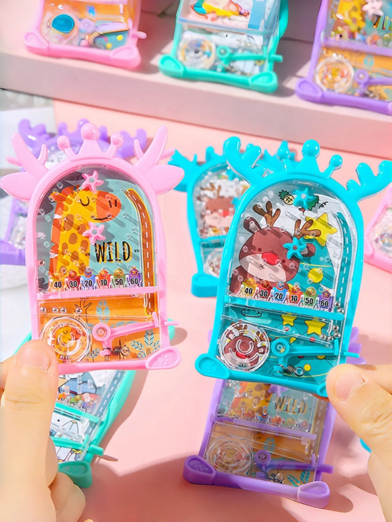 5 szt. Automat Pinball z Labiryntem Inteligencji, Zabawka, Gra, Automat na Nagrody, Prezent, Pinball