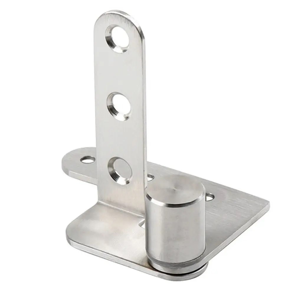 

1pair 270 Degree Rotation Door Hinge 3mm Thick Drawing Process Rotary Axis Hinges Stainless Steel Strong Bearing Capacity