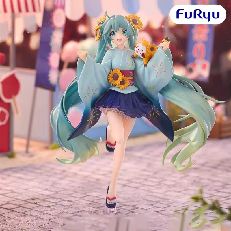 スポット：furyu-初音ミク-ラクーン-2020年夏祭り浴衣姿-立体美少女フィギュア
