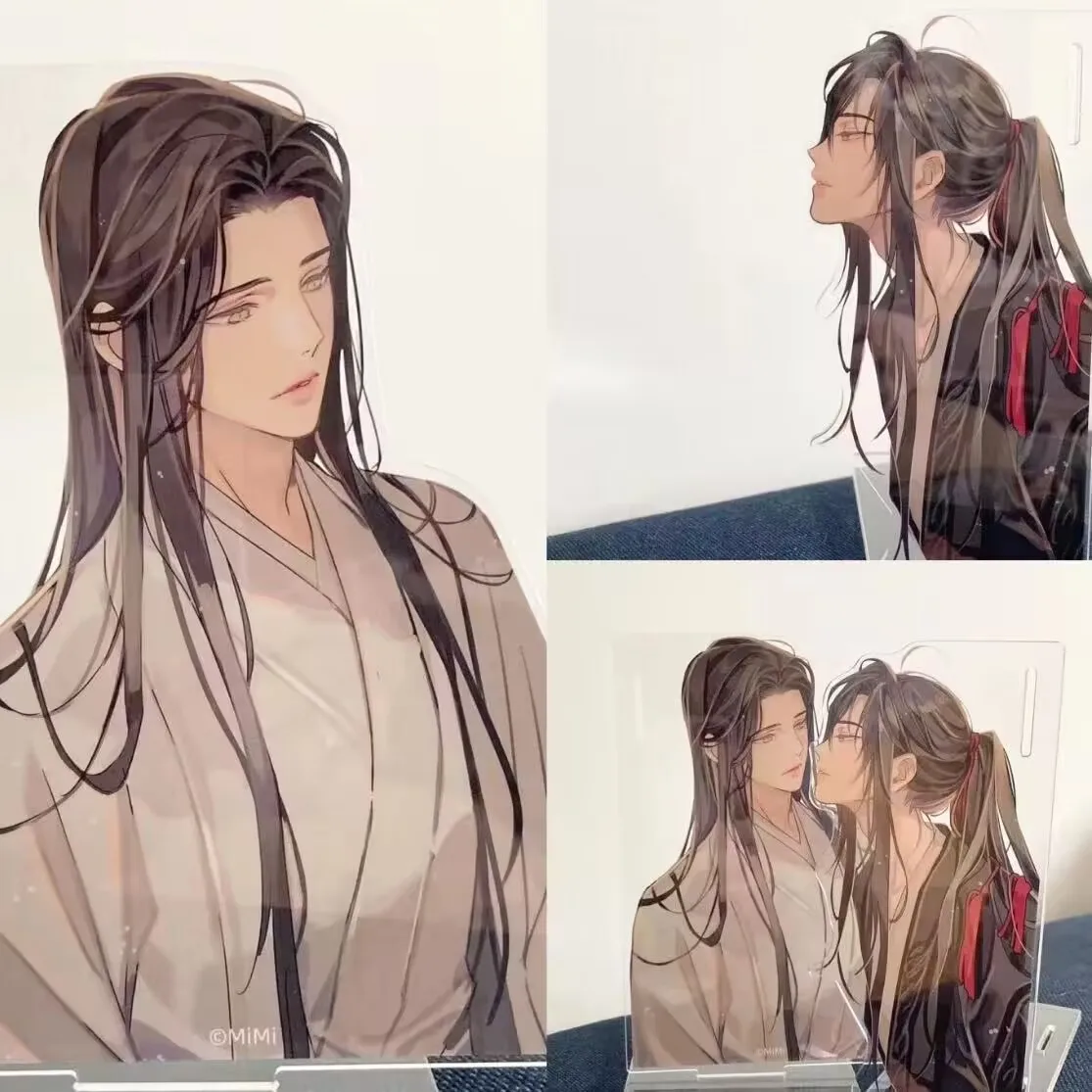 Волшебный мастер, Wei Wuxian LAN Wangji, стоячая вывеска, акриловая аниме-периферия, украшение для рабочего стола с высоким уровнем внешнего вида для друзей.