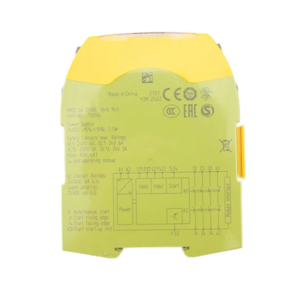 

750104 for Safety Relay 24vdc 3n/o 1n/c Brand New Original Spot Plc
