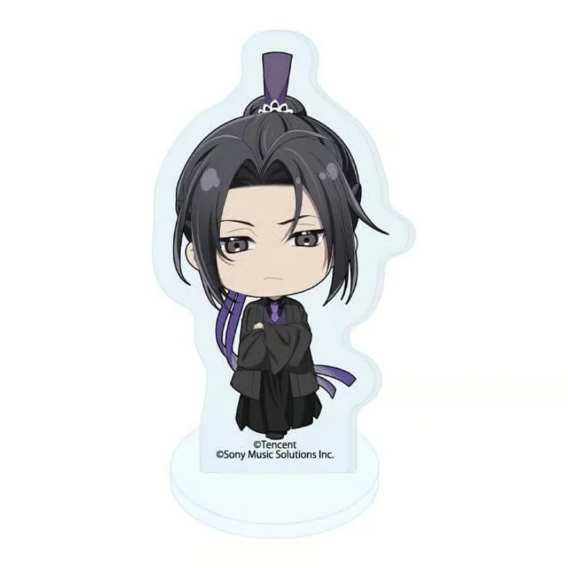 Wholesale Anime Mo Dao Zu Shi Magic Dao Patriarch Keychains Acrylic stand Wei Wuxian Lan Wangji Toy friend Gift Q Version 10cm