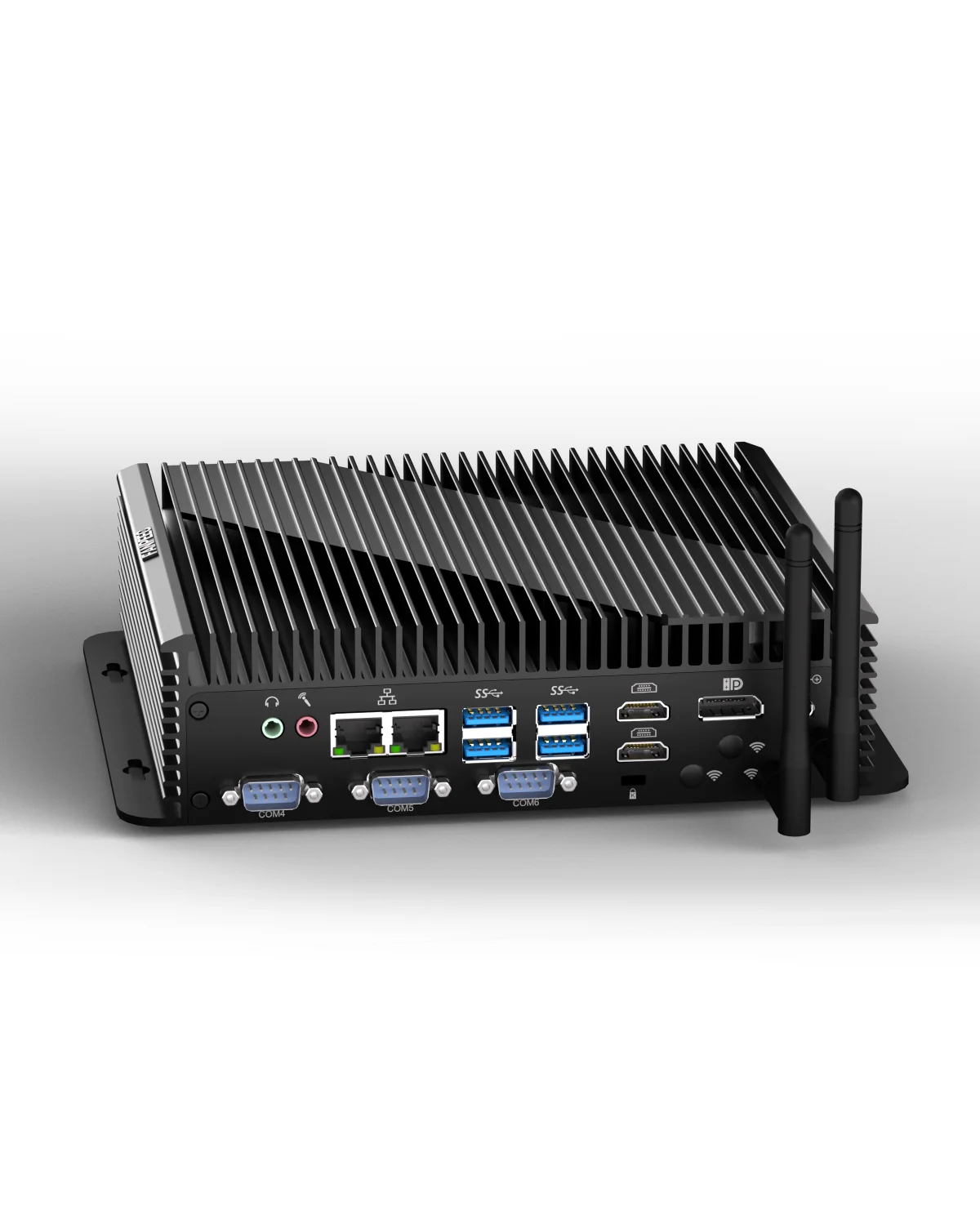 HYSTOU 2025 nuovo 12th 1235U Industrial Gen senza ventola Intel Mini PC ampia tensione DC 9V Micro computer desktop Core i5 NUC 4K