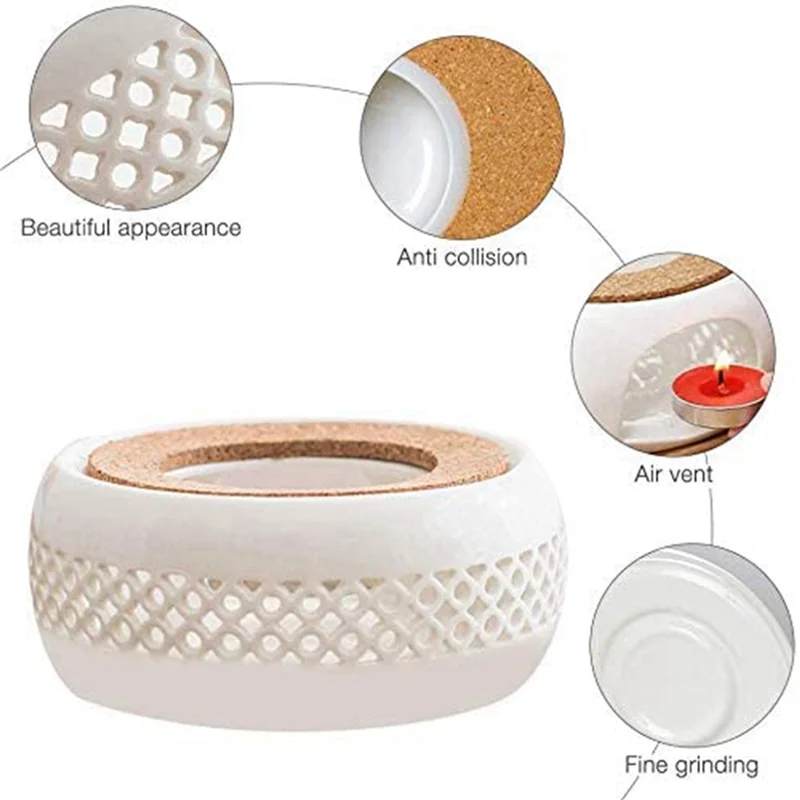 

AB42-2X Teapot Warmer, Teapot Warmer With Cork Cushion, Perfect For Glass Teapots And Teapot