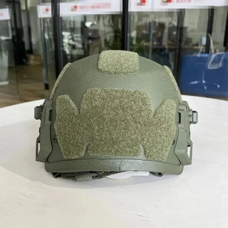 Casco táctico balístico de corte alto ACH, PE, aramida, IIIA NIJ, almohadilla de suspensión rápida, casco balístico