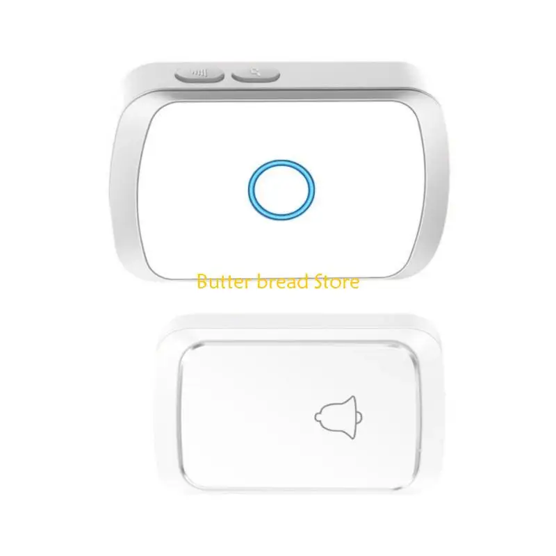 W89C Дверные колокольчики беспроводной дверной звонок Объемные дверные колокольчики для офиса