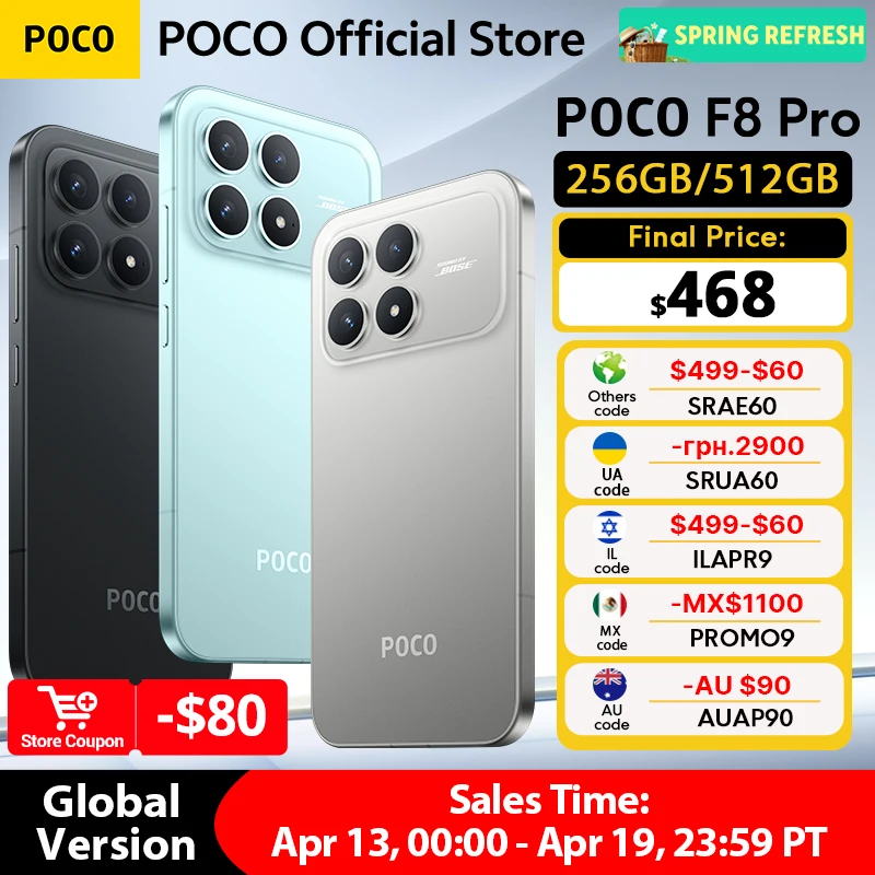 World Premiere】POCO F8 Pro 5G Global Version Smartphone