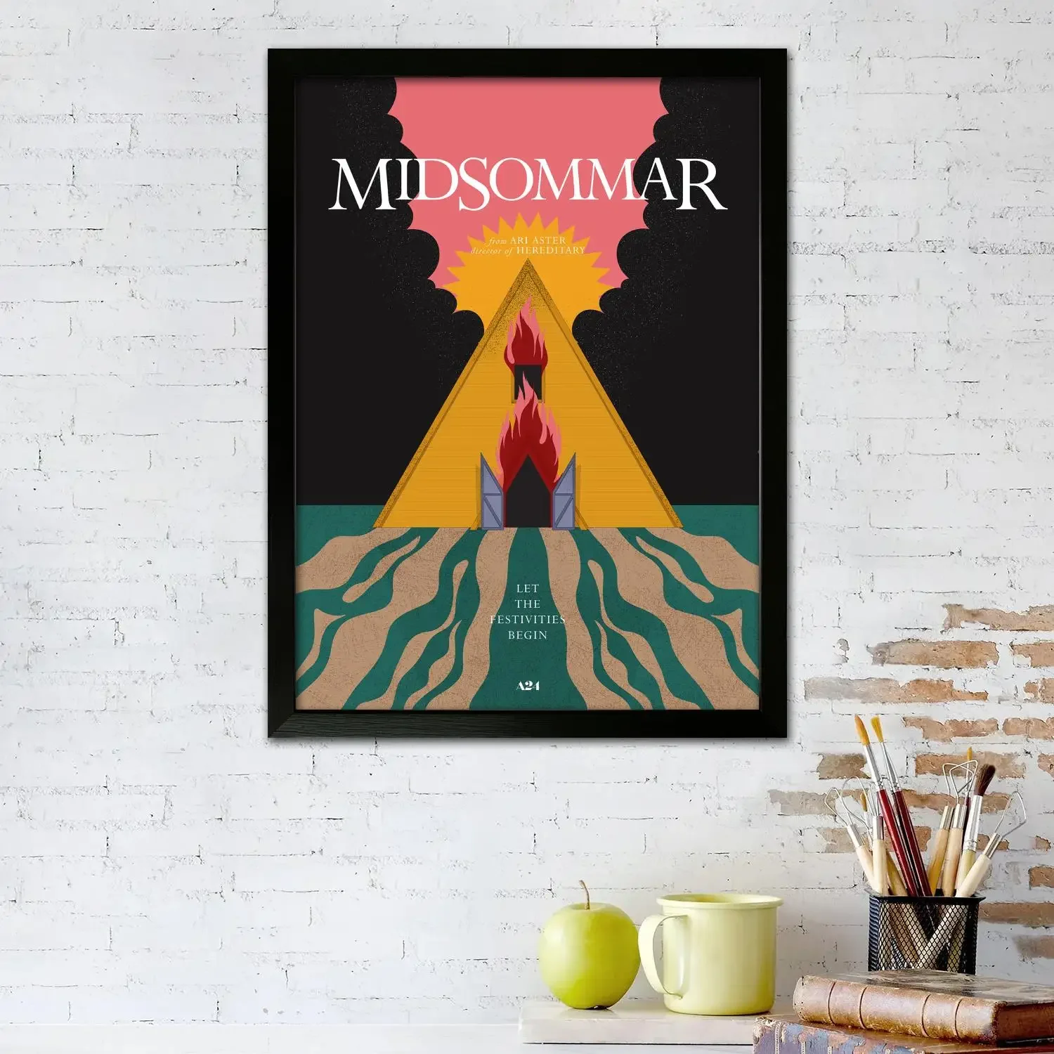 midsommar movie Canvas Art Poster and Wall Art, Picture Print, Modern Family Bedroom Decor, Posters,Decorative painting