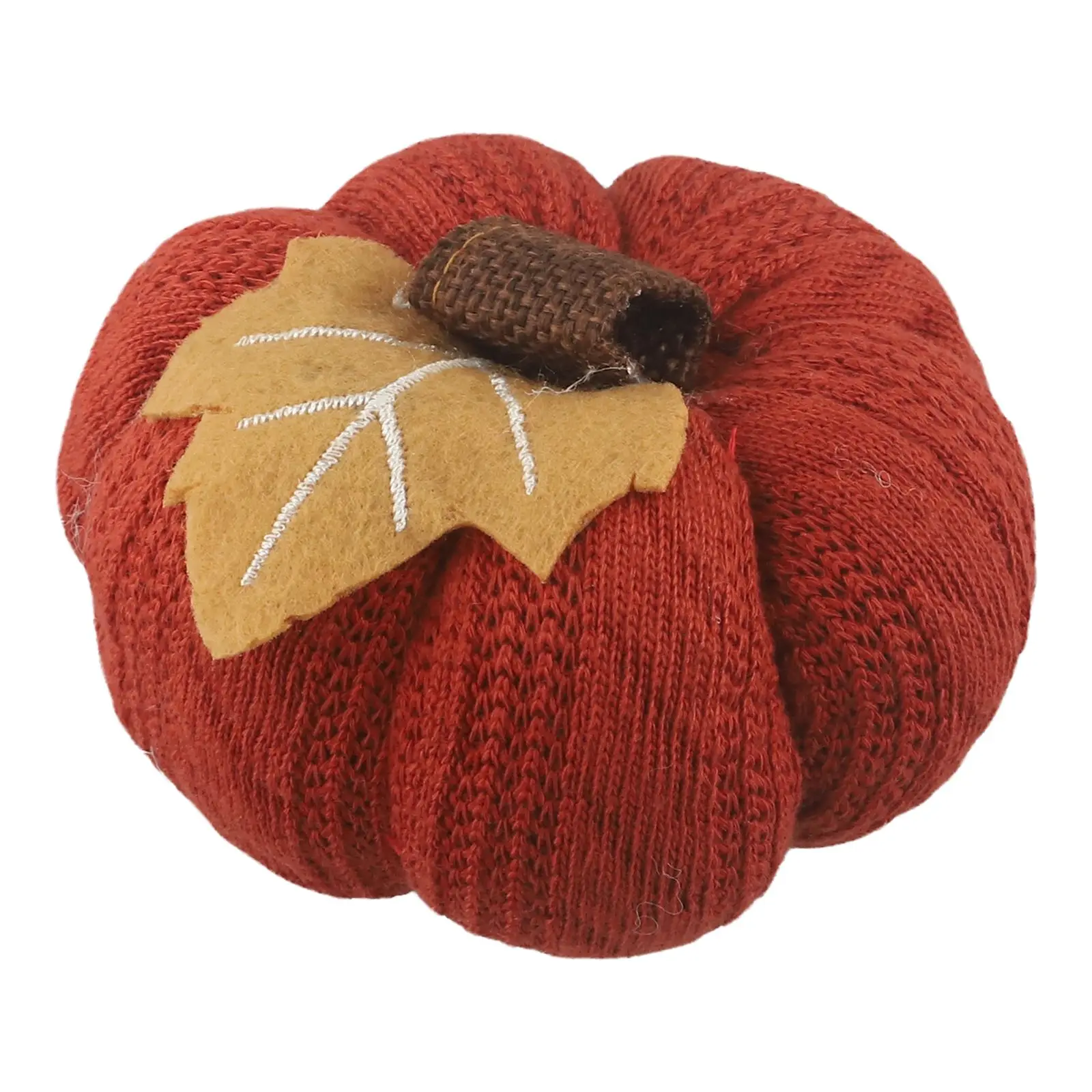 Excellent Craftsmanship Home Décor Fall Ambiance Knitted Pumpkin Ornaments Fall Décor Long-term Use Soft Wool Fabric