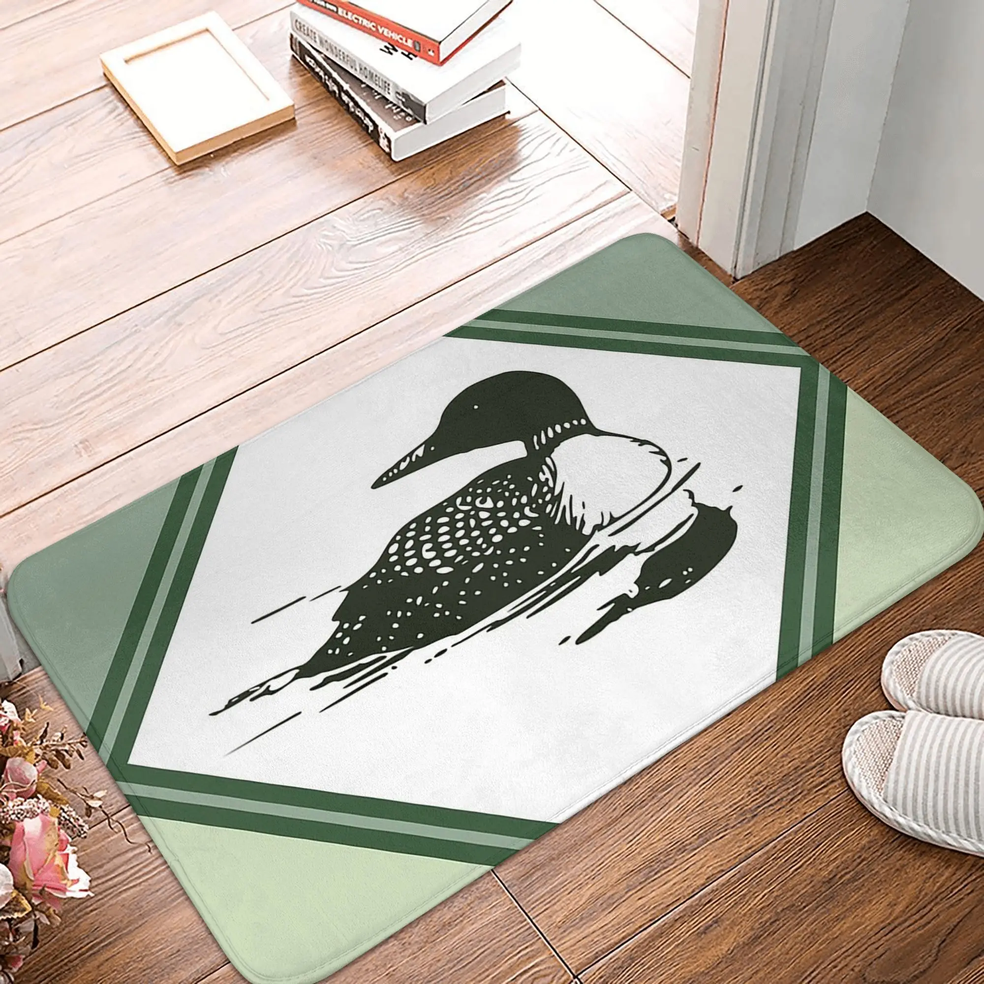 Sage Loon Diamond Pattern Non-slip Doormat Floor Mat Sand Scraping Carpet Rug for Kitchen Entrance Home Bedroom Footpad Mats