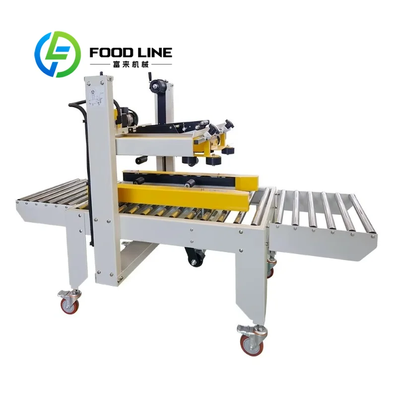 

High Quality Electric Automatic Box Case Sealer Carton Sealing Machine for Apparel & Beverage Applications
