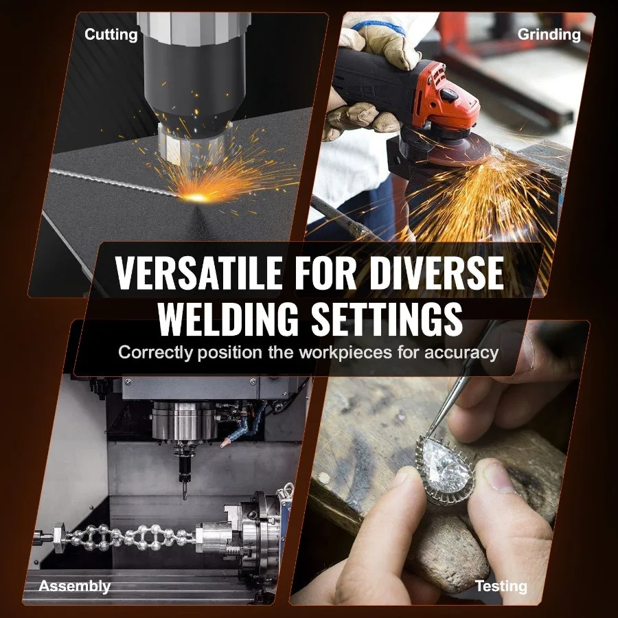 Posicionador de soldagem rotativa 66lbs 30kg 090 mesa giratória de posicionamento de soldagem 112rpm 80w com 12.4 Polegada 3 mandíbulas torno chuck weldin