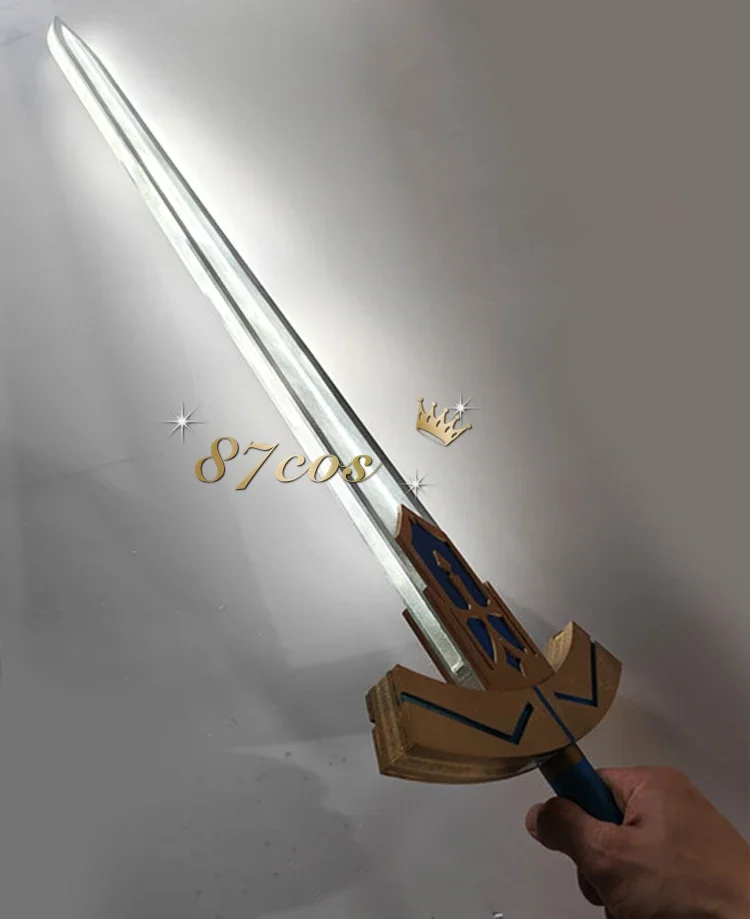Fate sabre espada luminosa prop excalibur cosplay adereços armas halloween natal fantasia festa acessórios