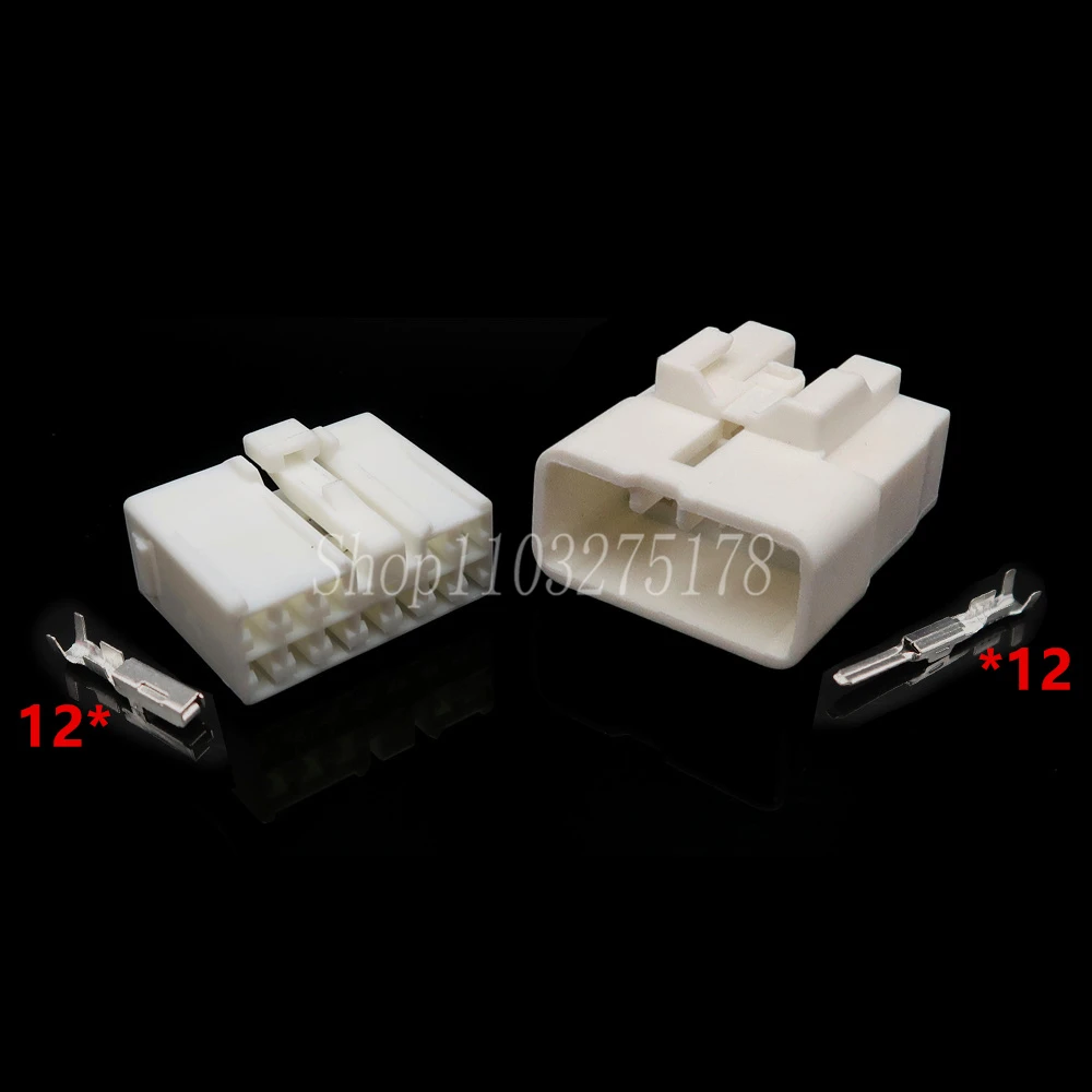 1 Set 12 Pin 7283-1120 7282-1120 Automotive Power Amplifier Cable Harness Socket Auto Plastic Housing Connector for Toyota Lexus