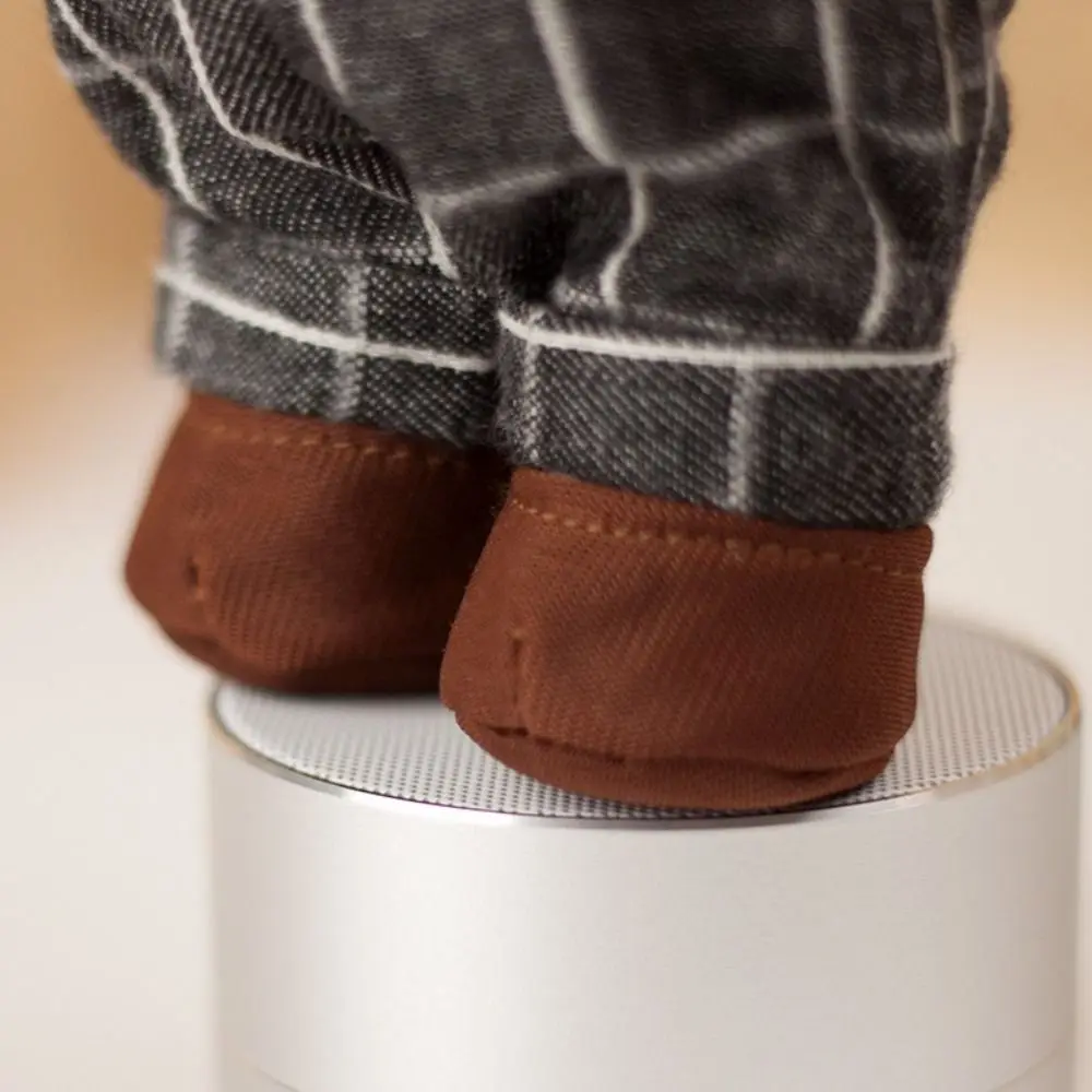 사랑스러운 20CM 면 인형 신발 한국 Kpop 소프트 아이돌 플러시 인형 신발 만화 카와이 면 인형 액세서리 인형 액세서리