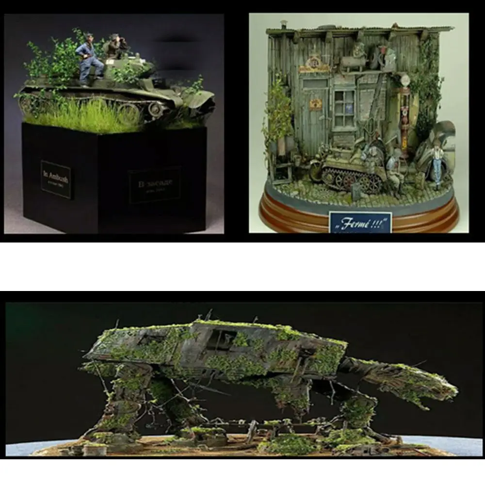 Matériaux faits à la main Architecture paysage bricolage vignes miniatures lierre réaliste Simulation vigne herbe touffes