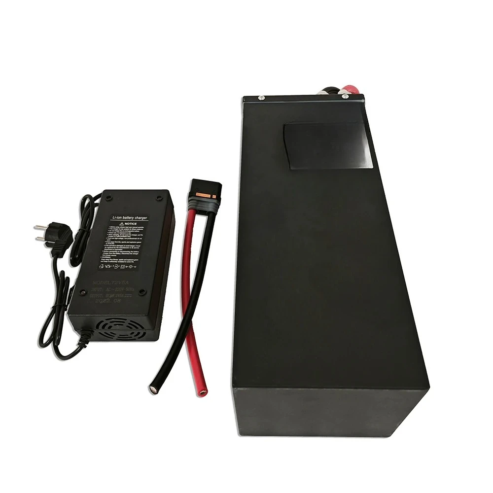 Factory Direct Selling Price  Battery 72v 40AH 200A  Battery Pack  With84V 5A  Charger, Bluetooth BMS,Copper Nickel Weldin