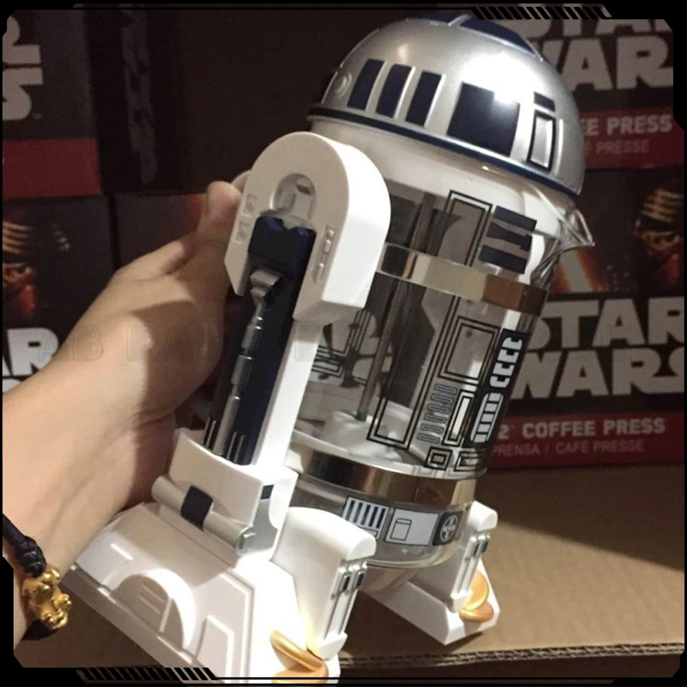 

Кофеварка «Звездные войны фильма R2-D2 Робот», 960 мл, мультяшный кофейник, ручная кофеварка Мока, офисная домашняя мини-ручная кофемашина