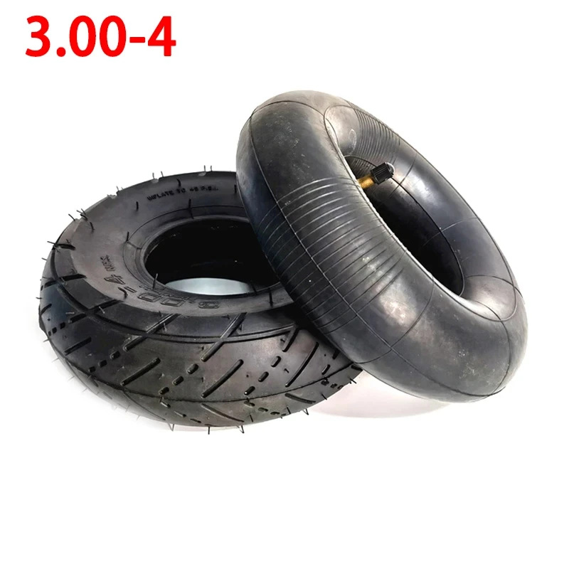 

3.00-4 Pneumatic Inner Tube Outer Tyre 10 Inch Road Tire for Self Balancing Wheel Scooter Hoverboard Electric Bike Parts