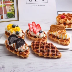 Artificial Manufacture Waffle Dessert Wedding Party Decoration Cake Decoration Photography Professional Simulation Cake Model