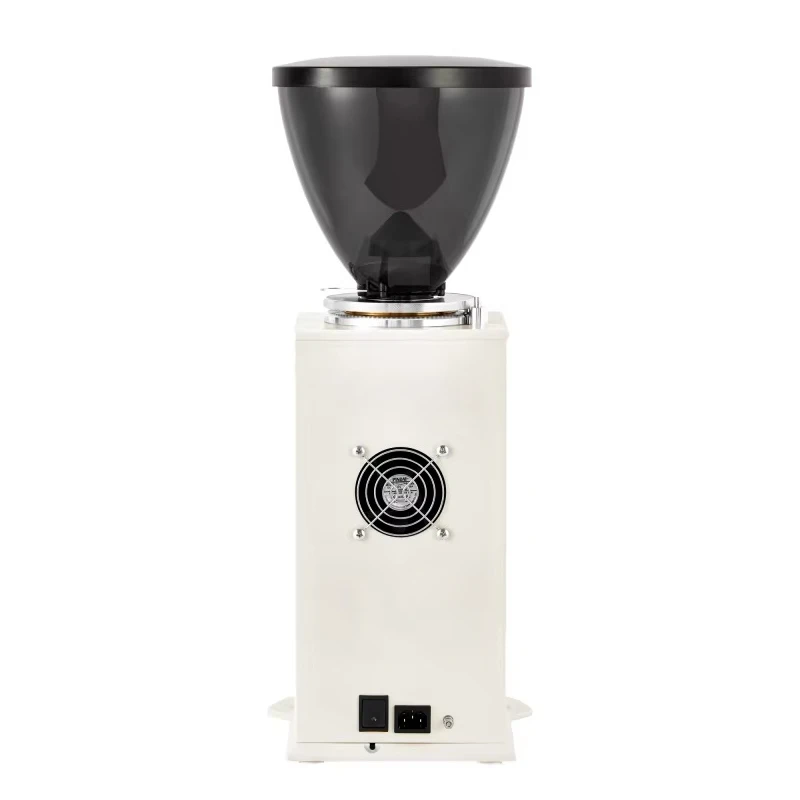 Ivory White Electric Blade Coffee Grinder Stainless Steel for Hotels and Outdoor Use New Product