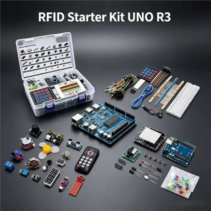 Reliable-RFID Starter Kit For UNO R3 Official Mainboard Development Board Programming Learning DIY Electronic Module Set,RFID St