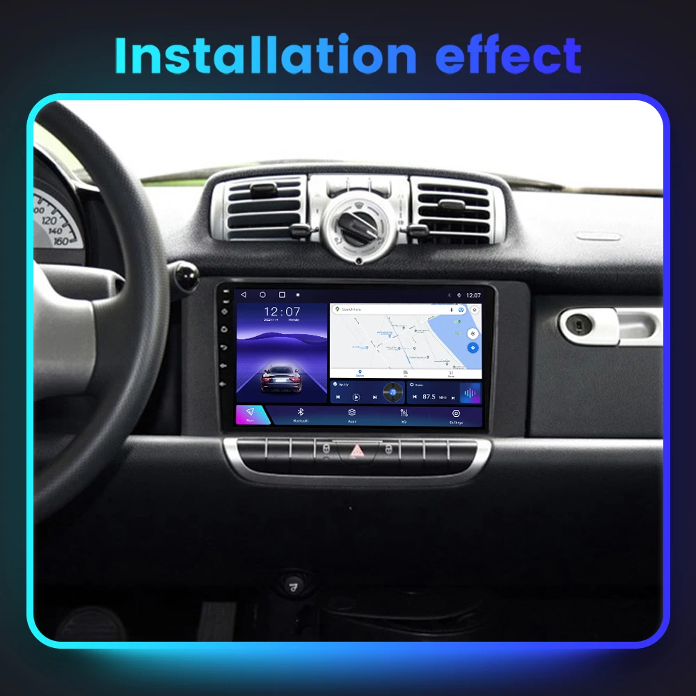 Dla Mercedes Benz Smart Fortwo 451 2010-2015 samochód Raido Stereo DSP multimedialny odtwarzacz wideo bezprzewodowy CarPlay Autoradio GPS 4G wifi