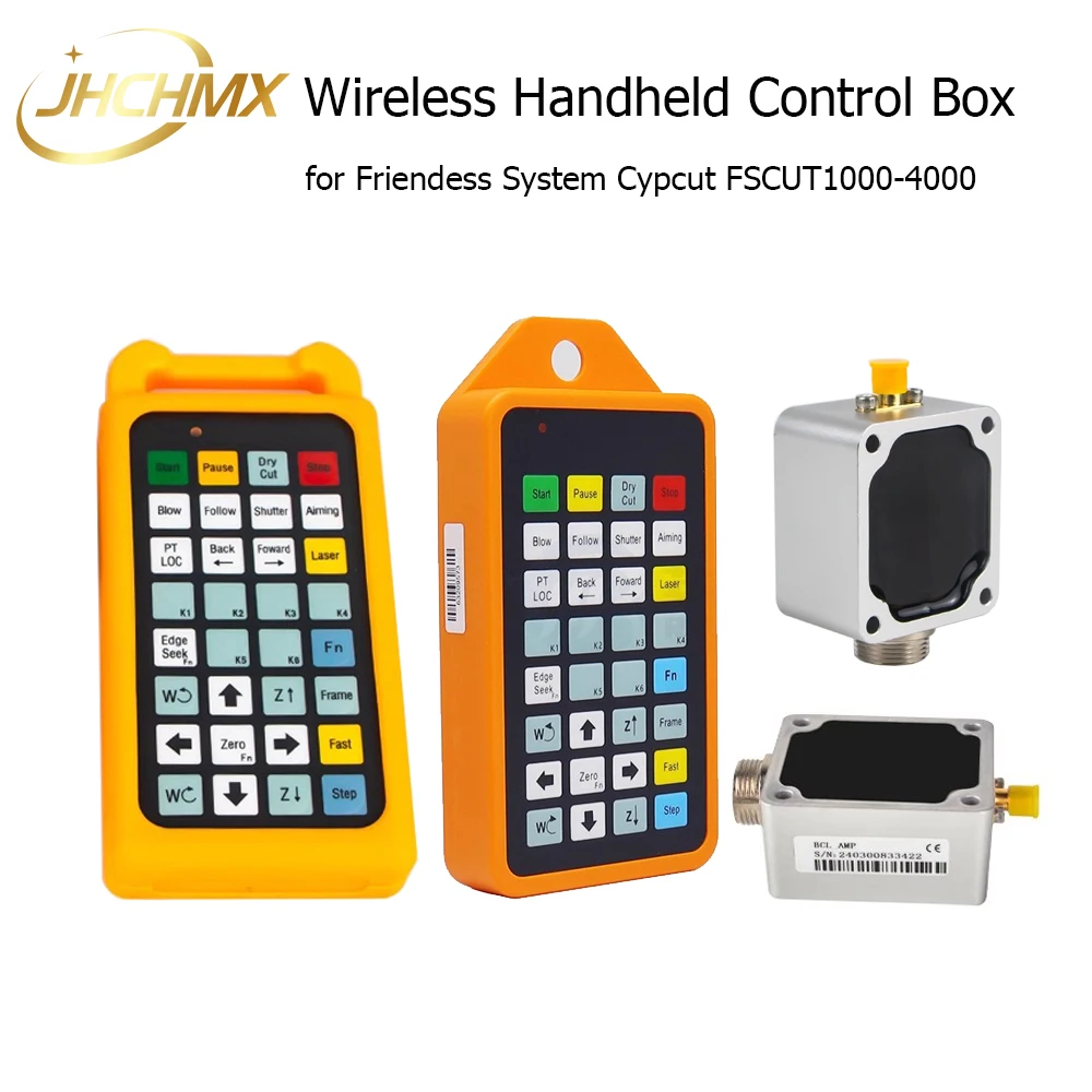 JHCHMX Remote Wireless Handheld Controllor Box for Friendess BOCHU System Cypcut FSCUT1000/2000/3000/4000 Laser Cutting Machine