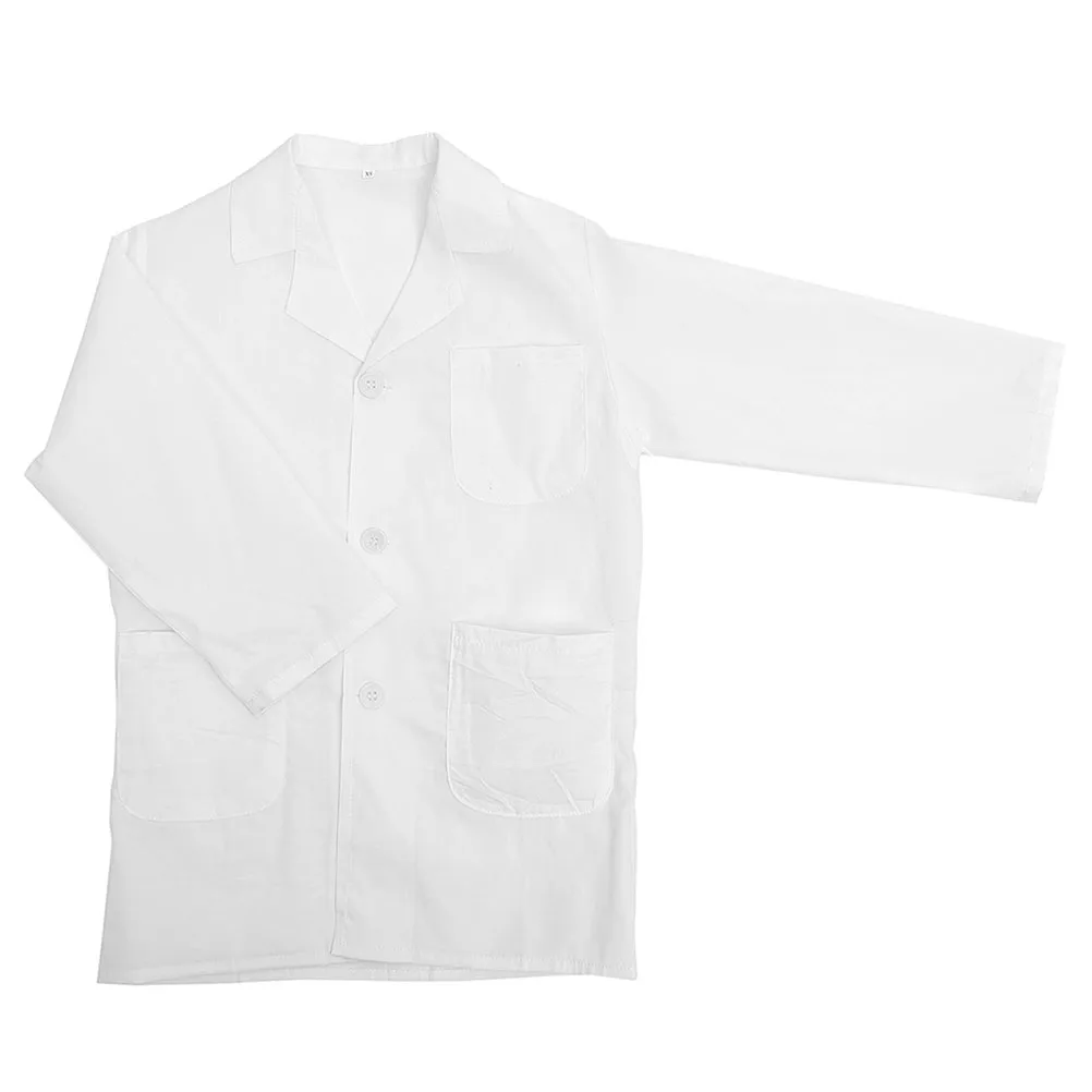 

Children Lab Coat Kids Halloween Costumes Polyester Cotton Doctor Science Labs Coat Kids Marine Biologists Costume