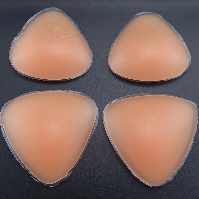 1pair Silicone Bra Insert Pad  Women Breast Push Up Pad Bra Cup Thicker Nipple Cover Stickers Patch Bikini Inserts For Swimsuit