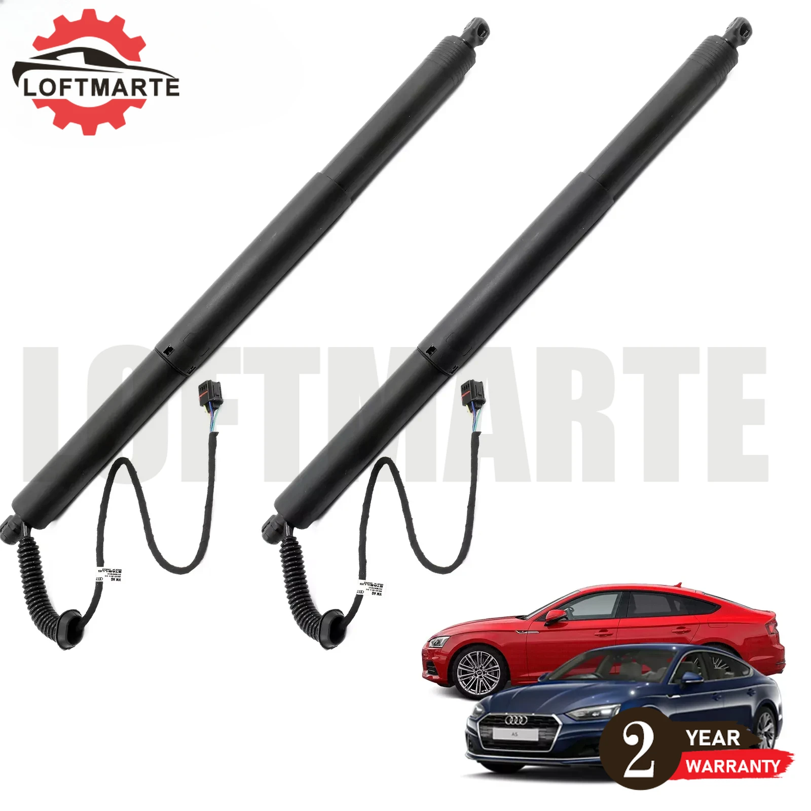 2PCS 8W8827851 Brand New Universal Left and Right Electric Tailgate Support Rods For Audi A5 S5 Hatchback 2017-2022