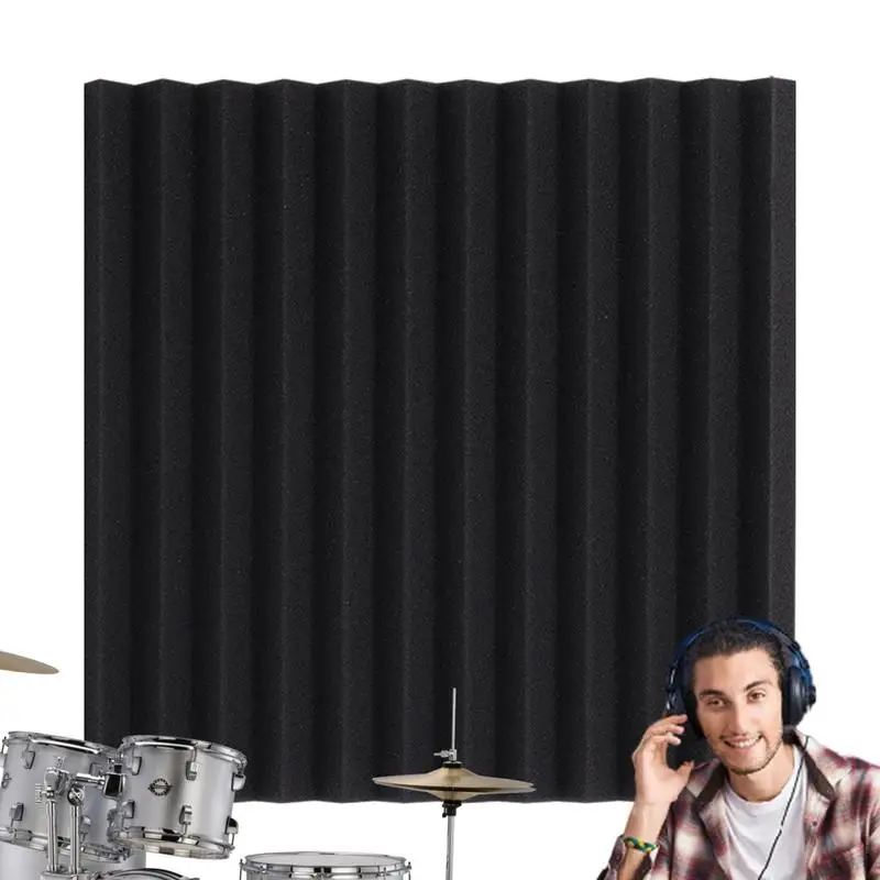 Sound Insulation Panels Acoustic Sponge Sound Pads Triangular Panels for Conference Rooms Theaters Studio home hardware supplies