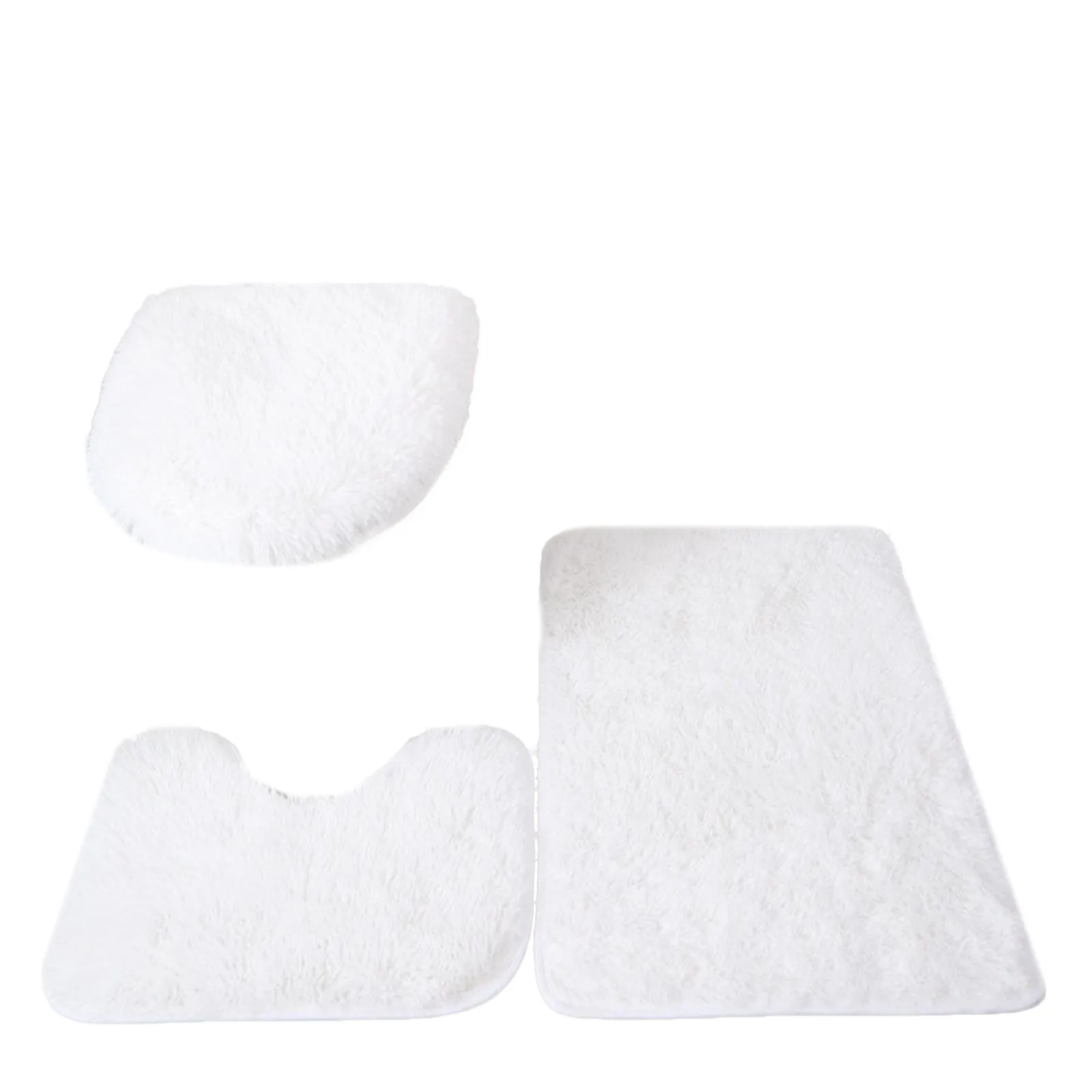 Fluffy Bathroom Mat Set 6
