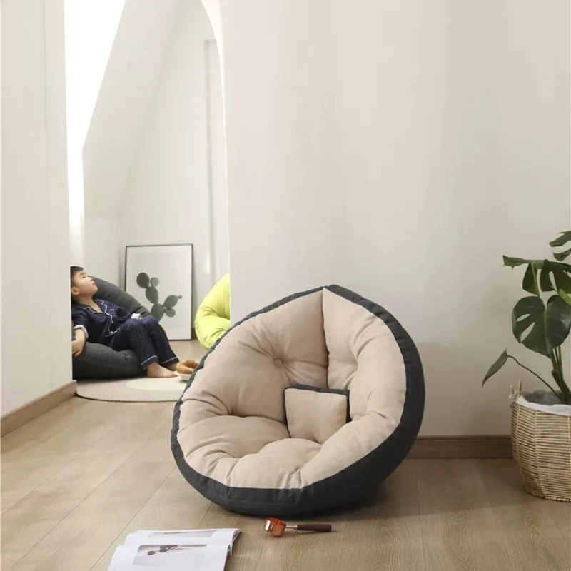 Lazy Chair Bean Bag Sofas Lounge Floor Bean Bag Sofas Soft Relax Cushioned Single Sofa With Filler Meuble Salon Patio Furniture