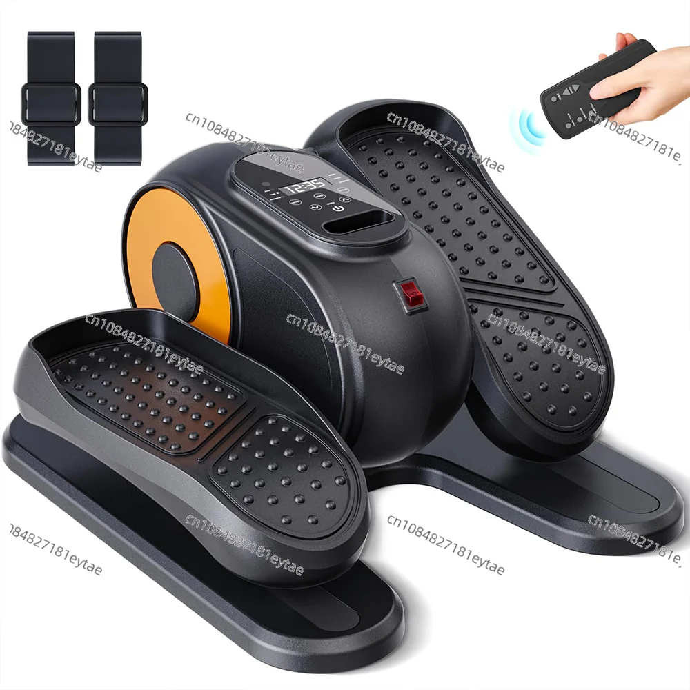 Mini Portable Electric Seated Foot Pedal Exerciser Stair Stepper Rehabilitation for Elderly
