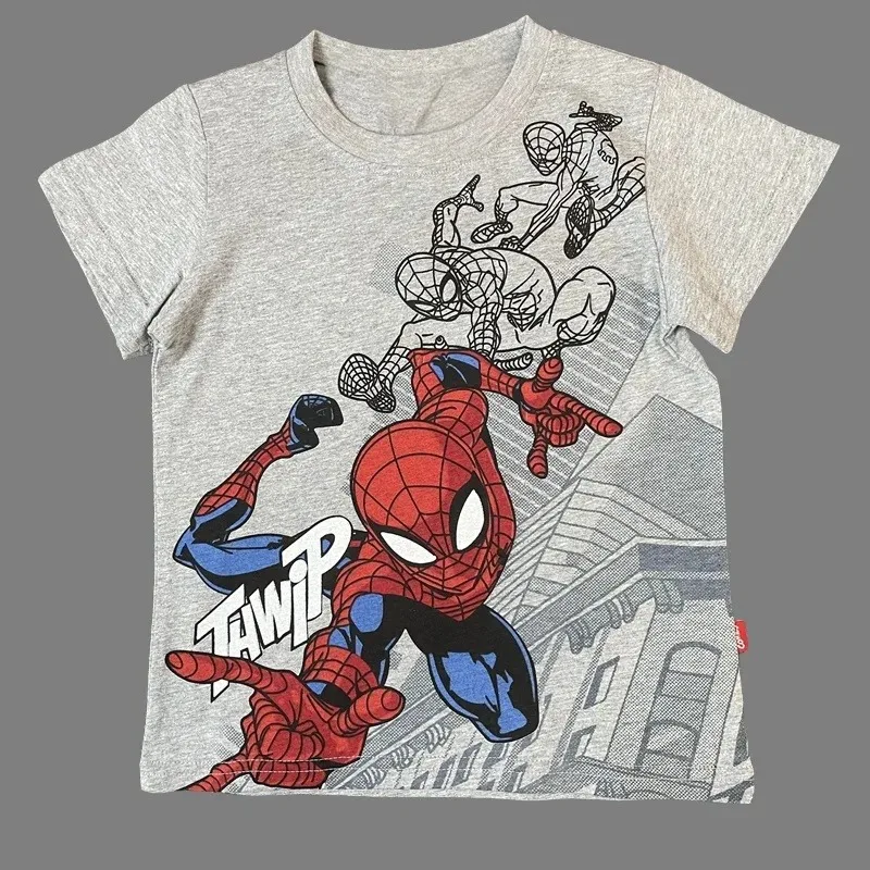 

25 New Spider-Man Series Breathable Adult Children's Casual Street T-shirt 3D Printing Refreshing Breathable Men and Women