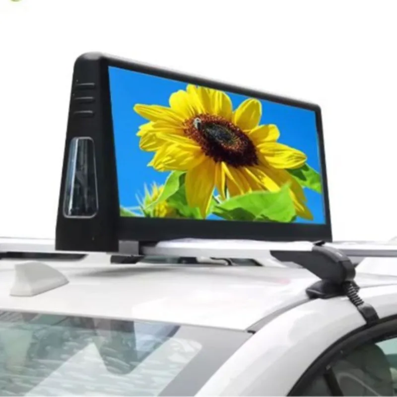 

Display screen Waterproof and shockproof taxi roof advertising screen Double-sided