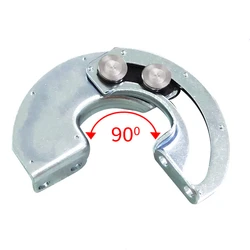 90 180 Degree Hidden Hinge Industrial Equipment Cabinet Door Closer Carbon Steel Sliding Concealed Limit Hinges