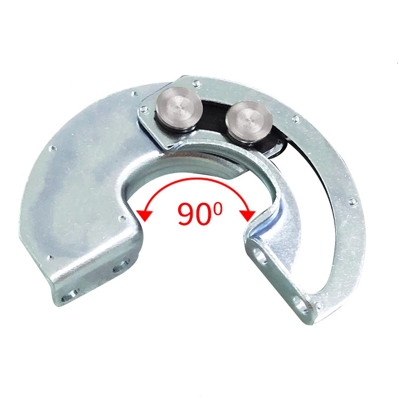 90 180 Degree Hidden Hinge Industrial Equipment Cabinet Door Closer Carbon Steel Sliding Concealed Limit Hinges