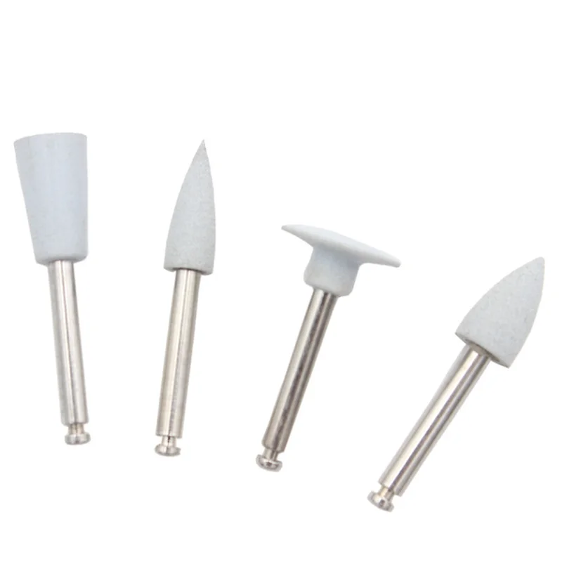 10pcs Dental Silicone Grinding Heads Teeth Polisher For Low Speed Contra Angle Handpiece Polishing Dentistry Instrument