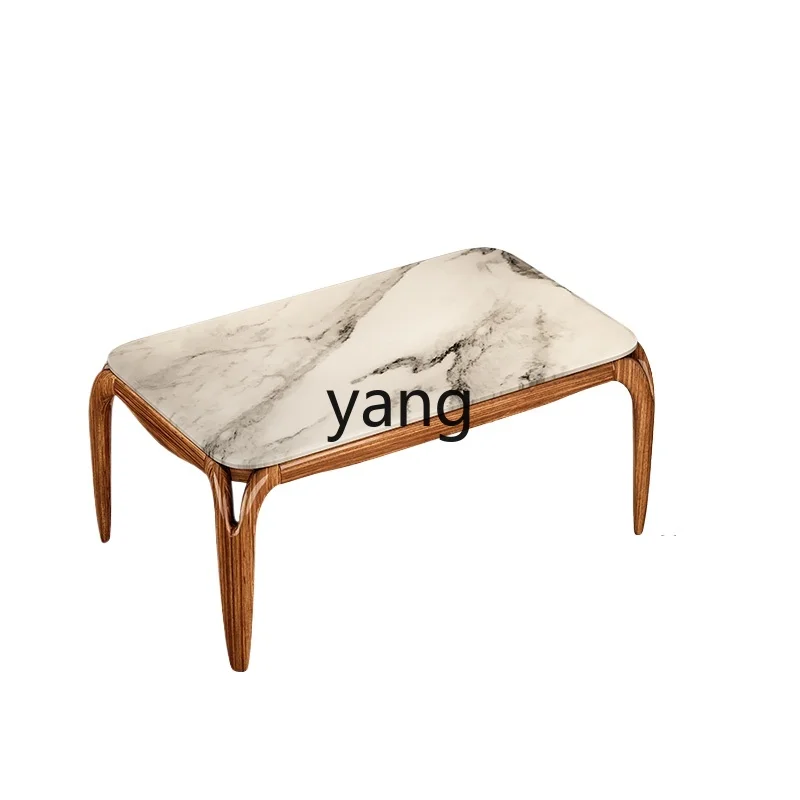 

CX new Chinese dining table and chair combination modern simple size apartment household all solid wood dining table