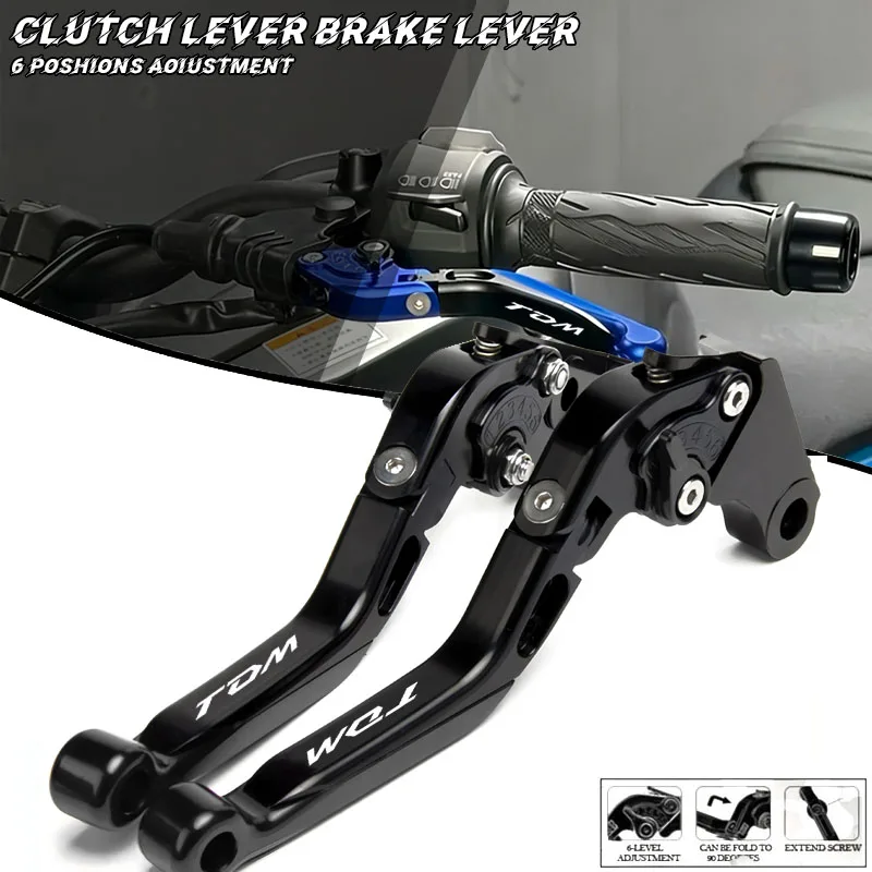 Para Yamaha TDM 900 TDM900 TDM 2002 2003 accesorios de motocicleta CNC palancas de embrague de freno extensibles plegables ajustables