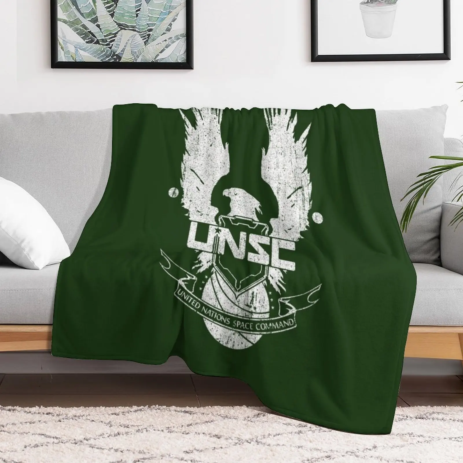 UNSC - United Nations Space Command Throw Blanket Blankets For Sofas Warm Nap Sofa Quilt Blankets